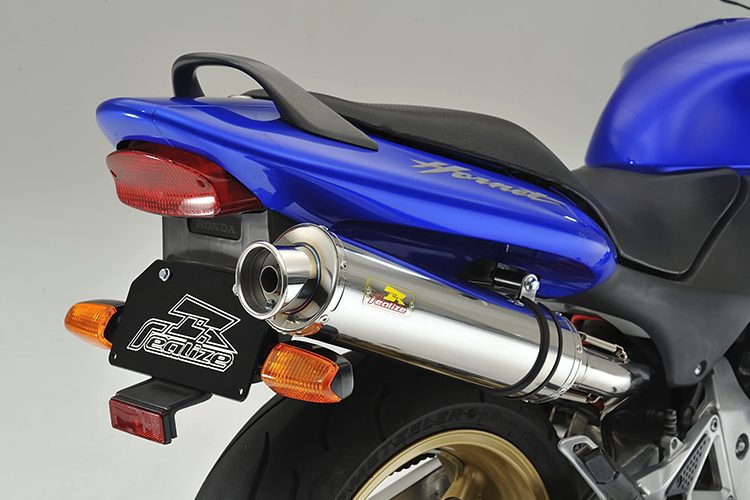 【ガチ研究】ホーネット250 MC31 アリア ステンレス カール マフラー バイク パーツ